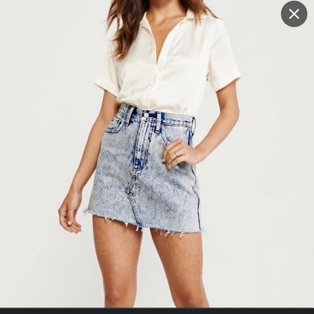 Abercrombie 'Natural Rise Skirt'